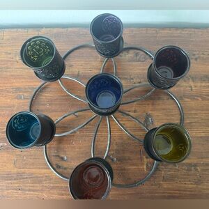 earthbound seed of life chakra candle holder‎